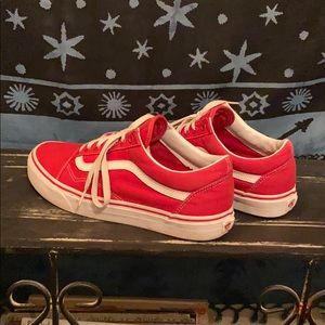 Red old school Vans